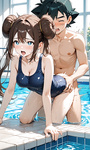 Ash and his girlfriends