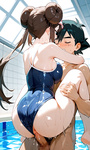 Ash and his girlfriends