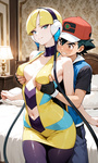 Ash and his girlfriends