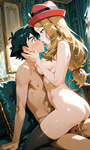 Ash and his girlfriends