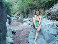 Horny Aunty Exposing Herself In Jungle
