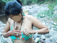 Horny Aunty Exposing Herself In Jungle