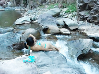 Horny Aunty Exposing Herself In Jungle