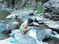 Horny Aunty Exposing Herself In Jungle