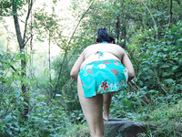 Horny Aunty Exposing Herself In Jungle