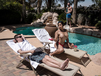 Mia Little - Pounding The Pool Boy