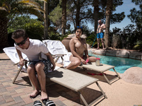 Mia Little - Pounding The Pool Boy
