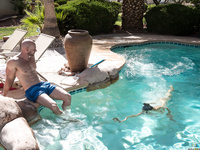 Mia Little - Pounding The Pool Boy