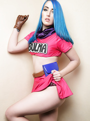 Liz Rainbow - Bulma A Dragon Ball Z XXX Parody