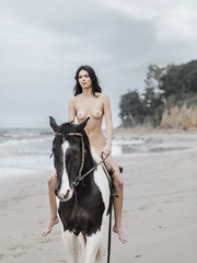 Kendall Jenner and horse all photos