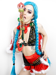Jinx Christmas A XXX Parody Cosplay Sex - Alessa Savage - HQ