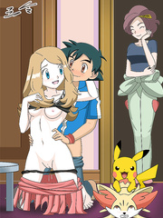 Ash and serena