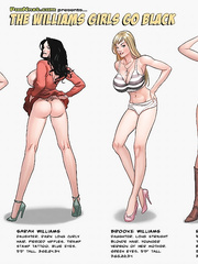 The Williams Girls Go Black