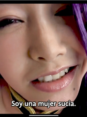 Asiática mujer sucia