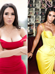Lela Star and Kim Kardashian Lookalike