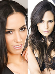 Tia Cyrus and Jordana Brewster Lookalike