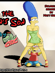 Los simpson , cuidando de mamá