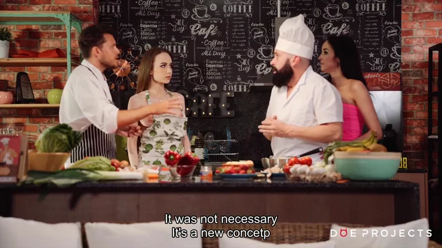 640px x 360px - Hot Threesome At The Cook Show (Full Video, English Subs) 1080p HD