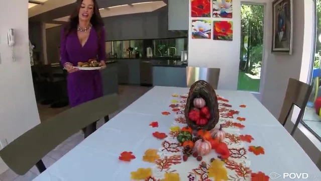 639px x 360px - Lisa Ann Thanksgiving sex video 2019