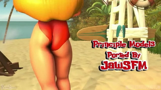 Funny Porn Toon All - Funny cartoon porn on the beach