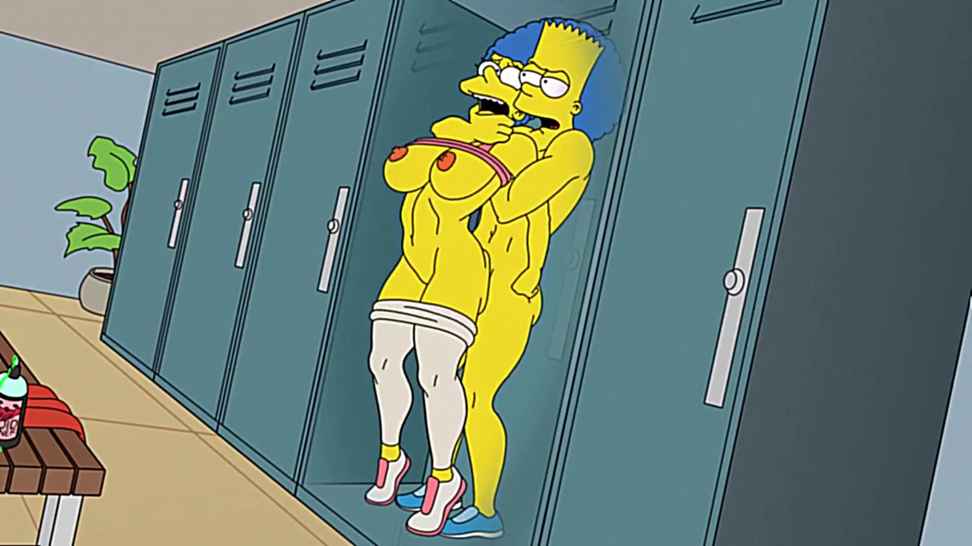 Marge And Bart From Simpsons Porn - Bart And Marge Fucking In The Gym