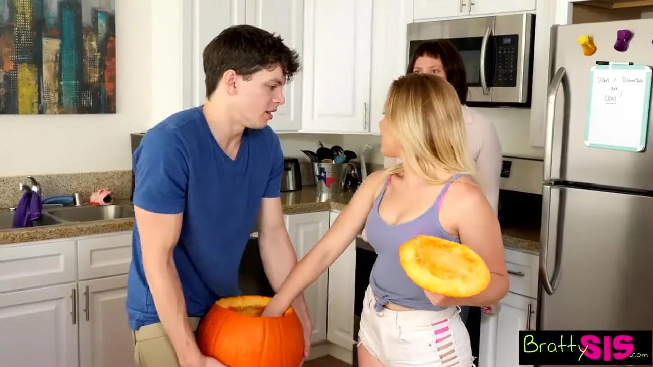 Nubile Brother And Sister Fuck Me Videos - Bratty Sis - Halloween Pumpkin Fuck Brother Sister Hiding From Mom - Aubrey  Sinclair - HD 720p xxx