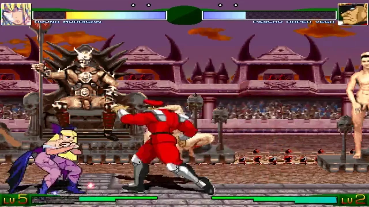 Sex Game - Fighting Sex Game - M.U.G.E.N Engine 1999 - 2D Video Gameplay - HD 720p
