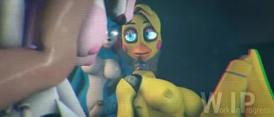 Fnaf Porn Animated - FNAF Porno - Futanari Animals Gang Bang 3D Animation